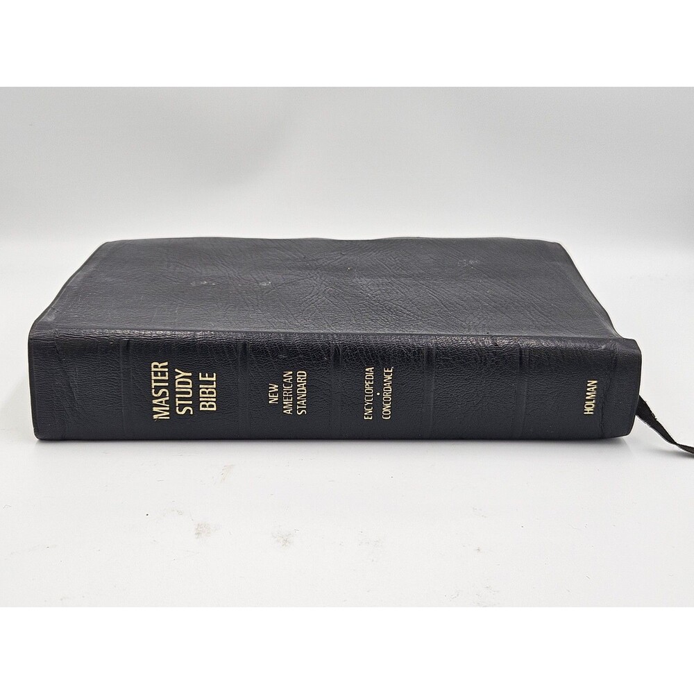 Master Study Bible NEW American Red Letter Encyclopedia Concordance Holman 1981